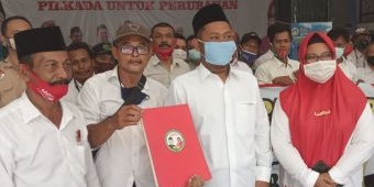 Pilbup Gresik 2020: Jaringan Lintas PAC Projo Deklarasi Dukung Gus Yani-Bu Min