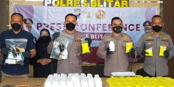 Ratusan Ribu Butir Pil Dextro Diamankan Selama Operasi Tumpas Narkoba di Blitar