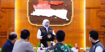 Konsolidasi dengan KSAD-Wakapolri, Gubernur Jatim Tekan Virus Corona-Percepat Pemulihan Ekonomi