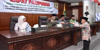 DPRD Sumenep Gelar Rapat Paripurna Nota Penjelasan LKPJ Bupati Tahun 2023