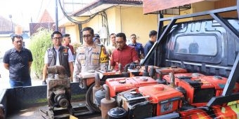 Tiga Pelaku Pencurian Diesel Traktor Sawah Berhasil Dibekuk Satreskrim Polres Ngawi