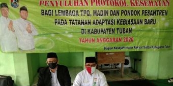 ​Pesantren dan Lembaga Pendidikan di Tuban Terima Penyuluhan Protokol Kesehatan