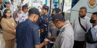 Jelang Mudik Lebaran, Pj Wali Kota Kediri Pantau Ramp Check di Terminal Tamanan dan Kunjungi Stasiun