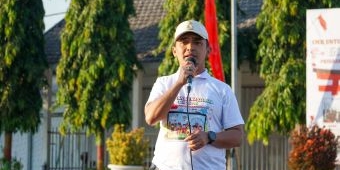 HUT RI ke-79 dan Harganas, Wakil Wali Kota Pasuruan Jalan Santai Bareng Ratusan Warga