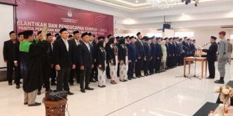 Lantik Anggota PPK, Ketua KPU Tuban Berpamitan