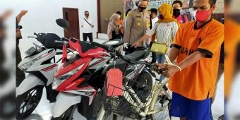 Mentang-mentang Musim Gowes, Jambret di Blitar ini Beraksi Pakai Sepeda