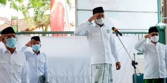 Gelar Upacara HSN 2021, Ketua PKB Bangkalan Harap Santri Jadi Ujung Tombak Pembangunan di Madura