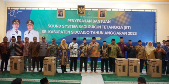 Pemkab Bagikan Sound System ke Ribuan RT di Sidoarjo, Gus Muhdlor: Tidak Dijual di Toko