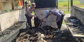 Diduga Tabung Elpiji Bocor, Warung di Magetan Ludes Terbakar