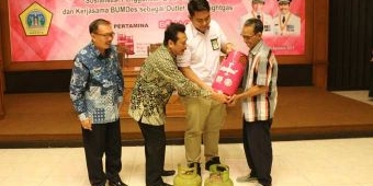 Kerjasama dengan Pertamina, BUMDes Pemkab Gresik Pasarkan Bright Gas LPG