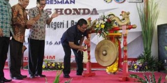 Bupati Tulungagung Resmikan Kelas Teknik Sepeda Motor SMK