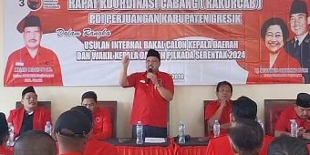 Soal Beredar Spanduk Dirinya dan Alif, Mujid: Ada yang Sengaja Mengadu Domba Kader PDIP Gresik