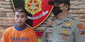 Polsek Kras Ringkus Pencuri Spesialis Ponsel di Jok Sepeda Motor