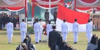 Tugu Pahlawan Jadi Saksi Bisu Peringatan Puncak Hari Pengayoman ke-79 di Jatim