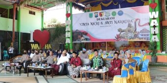 Wakapolres Pasuruan Bersama Tokoh Agama Ikut Deklarasi Anti Narkoba Secara Virtual