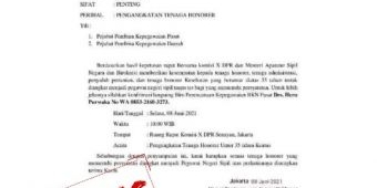 ​Beredar Surat Palsu Pengangkatan Tenaga Honorer, Ini kata Kementerian PANRB