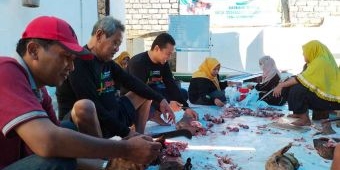 Idul Adha 1444 H/2023, Lumbung Kebaikan Kediri Sembelih Kurban dan Dibagikan ke Warga