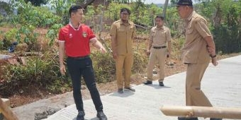 Bupati Trenggalek Tinjau Pembangunan Jalan di Kecamatan Pule