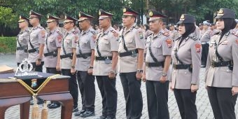 Kapolresta Sidoarjo Pimpin Sertijab Lima Kapolsek