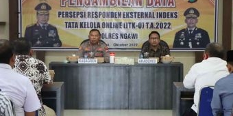 Ukur Tingkat Pelayanan Polri, Polres Ngawi Lakukan Penilaian dan Capaian Kinerja