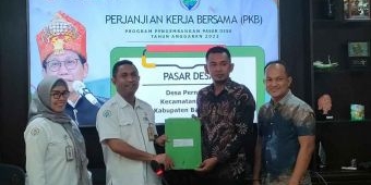 Salah Satu Pasar Desa di Bangkalan Kecipratan Dana Pembangunan dari Kemendes PDTT