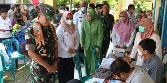 Dandim Gresik Dampingi Kunker Tim Wasev TMMD ke-115 di Desa Kramat