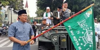 Kirab Panji NU Tandai 100 Tahun Nadhlatul Ulama