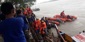 Hari Ketiga, Pencarian Warga Mindi yang Loncat ke Sungai Porong Belum Membuahkan Hasil