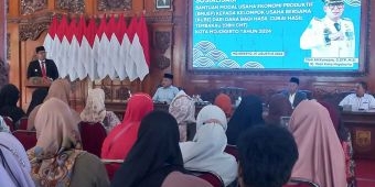 Harapan Pj Wali Kota Mojokerto saat Buka Sosialisasi BMUEP Kube DBHCHT 2024