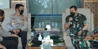 Perkuat Sinergitas, Pangdivif 2 Kostrad Audiensi ke Polda Jatim