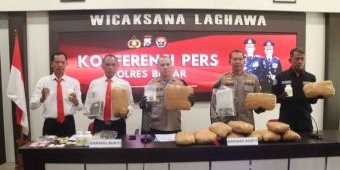 Kasatresnarkoba Polres Blitar Kota Positif Narkoba Usai Ungkap Peredaran Ganja 13 Kg 