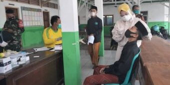 Cegah Sebaran Corona di Ponpes, Pemkab Pamekasan Gelar Rapid Test Antigen Gratis bagi para Santri