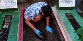 Polisi Bongkar Makam Janin Korban Aborsi Oknum PNS yang Hamili Anak Angkat