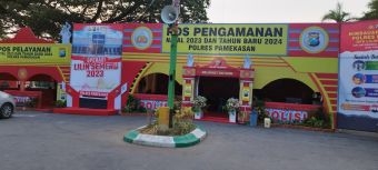 Amankan Nataru, Polres Pamekasan Terjunkan Personil Gabungan dalam Operasi Lilin 2023