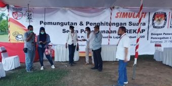 Jelang Pilkada 2020, ​KPU Sumenep Gelar Simulasi Pemungutan dan Penghitungan Suara