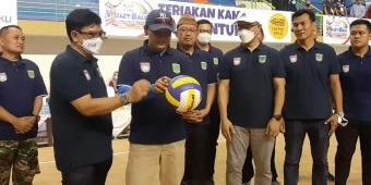 Pembangunan Rampung, GOR Sasana Krida Langsung Digunakan Turnamen Voli