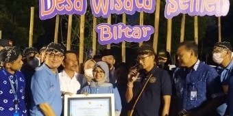 Masuk 50 Besar ADWI, Menparekraf Sandiaga Uno Kunjungi Desa Semen Kabupaten Blitar