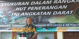 Peringati HUT ke-73 Penerang TNI AD, Korem 081/DSJ Adakan Tasyakuran Bersama Media