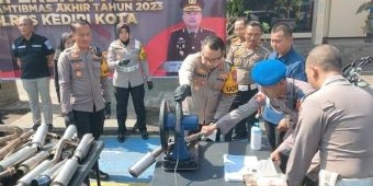 Selama 2023, Polres Kediri Kota Selesaikan 205 dari 272 Kasus