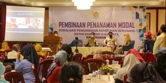 Tindaklanjuti UUCK, DPMPTSP Kota Kediri Berikan Sosialisasi Bagi Pengusaha Sektor Kesehatan