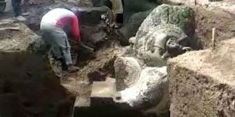 Situs Candi Adan-Adan di Kabupaten Kediri Digali Lagi