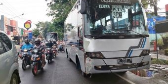 Tabrak Pemotor hingga Patah Tulang, Bus Karyawan PT KTI Kota Probolinggo Tak Kantongi Izin Trayek