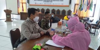 ​Pastikan Kesehatan Penyelenggara, KPU Tuban Rapid Test Badan Ad Hoc