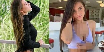 Bintang Film Ah Uh Ah Uh Lana Rhoades Terima Japrian dari Pesepakbola Top