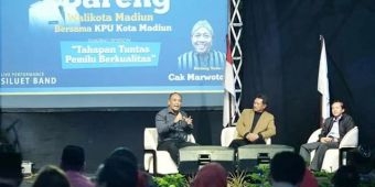 ​Evaluasi Pelaksanaan Pemilu, KPU Madiun Gelar Ngopi Bareng Wali Kota