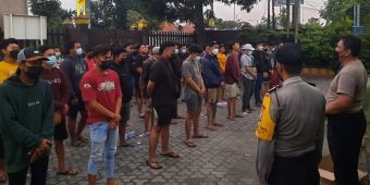 Razia Kuda Liar di Kawasan Bypass Balongbendo Sidoarjo, Polisi Amankan 99 Motor