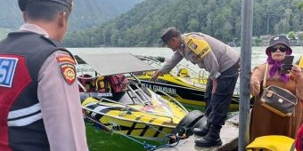 Dua Speedboat di Telaga Sarangan Alami Kecelakaan, Satu Sopir Alami Luka