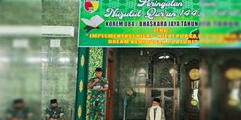 Korem 084/BJ Gelar Nuzulul Quran di Masjid Al-Wathon