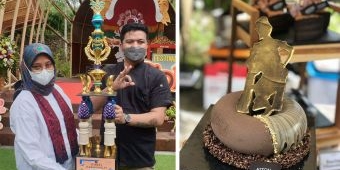 Pastry Chef La Patisserie ASTON Banyuwangi Juara 1 Lomba Olahan Cokelat