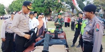 Sukseskan Pilkada Pasuruan, Forkopimda dan Forkopimka Gelar Apel Besar 3 Pilar Plus